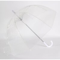 Regenschirm ⌀85 cm Transparent Fiberglasgestell und...