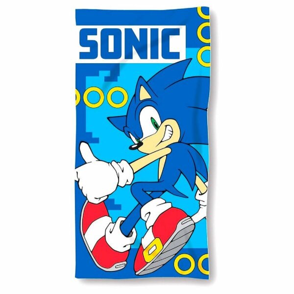 Sonic Badetuch Entzückendes Strand- und Poolhandtuch 70cm x 140cm