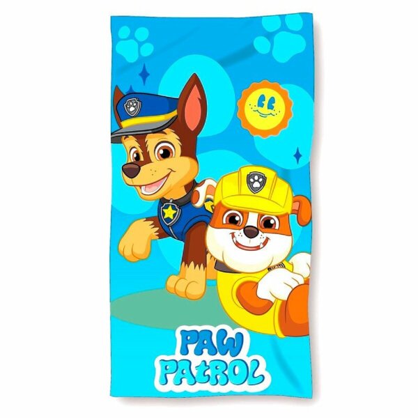 Paw Patrol Poolhandtuch Farbenfrohes Strandtuch für kleine Fans, 70cm x 140cm