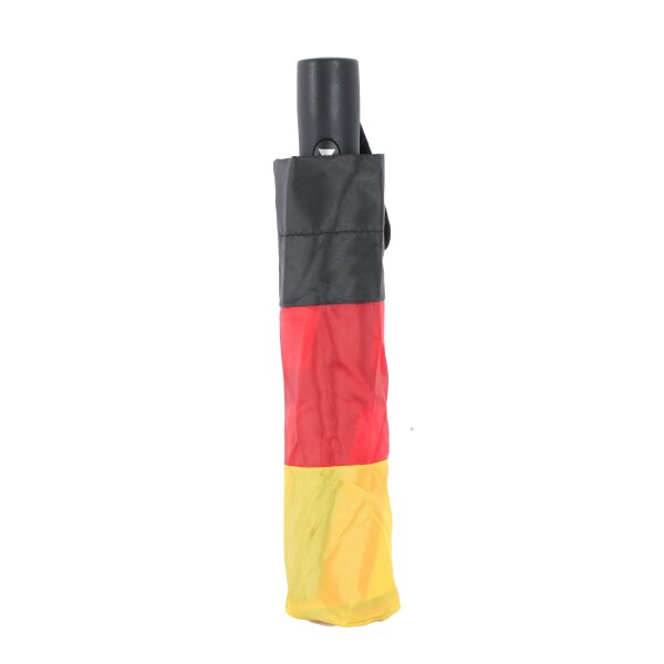 Taschenschirm perfekt für Deutschlandfans ⌀100 cm Regenschirm Schwarz, Rot, Gelb