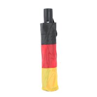 Taschenschirm perfekt für Deutschlandfans ⌀100 cm Regenschirm Schwarz, Rot, Gelb