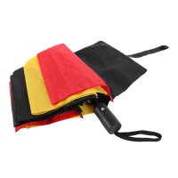 Taschenschirm perfekt für Deutschlandfans ⌀100 cm Regenschirm Schwarz, Rot, Gelb