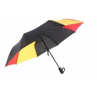 Taschenschirm perfekt für Deutschlandfans ⌀100 cm Regenschirm Schwarz, Rot, Gelb