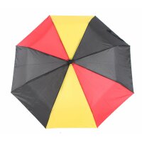 Taschenschirm perfekt für Deutschlandfans ⌀100 cm Regenschirm Schwarz, Rot, Gelb