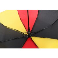 Taschenschirm perfekt für Deutschlandfans ⌀100 cm Regenschirm Schwarz, Rot, Gelb