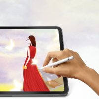 Film Papier zum Zeichnen auf dem Tablet Schutz PET-Folie kompatibel mit iPad Air / Pro 13" 2024