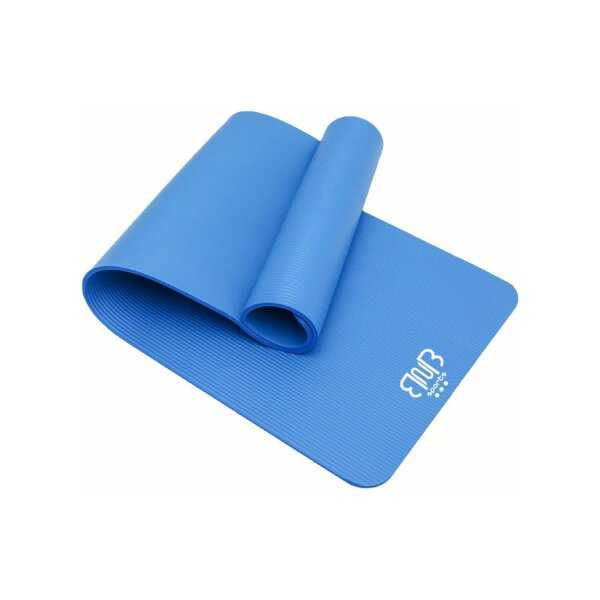 Premium NBR Sportmatte, rutschfeste Gymnastikmatte, Yogamatte Stretching Pilates, dicke Fitnessmatte, Workout Camping Outdoor & Abs Matte Blau