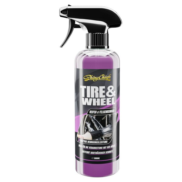 SinyChiefs Ade Reifenverschmutzung - TIRE & WHEEL - REIFEN & FELGENREINIGER 500ml  -