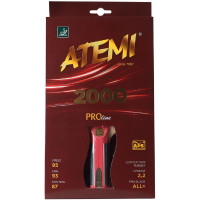 Pro-Level Tischtennisschläger Atemi 2000 – Konkaver Griff für besseren Halt