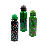 Minecraft Trinkflasche - Robuste 500ml Flasche für...