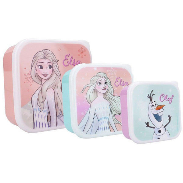 Frozen Lunchset 3-in-1 Snackbox Lunchpaket Butterbrotbox