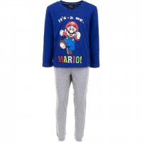Super Mario Schlafset Pyjama Weicher Kinderschlafanzug...