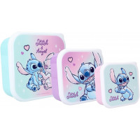 Lilo & Stitch Lunchset 3-in-1 Snackbox Lunchpaket Butterbrotbox