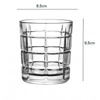 6er Gläser Set Whiskey Cocktail Chivas Kristall Timeless Retro 350 ml