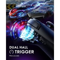 Handy Controller, Smartphone Controller mit Hall Effect Joysticks/Hall Trigger, Passthrough Aufladung, geringe Latenz USB-C Anchluss