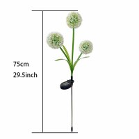 SUNARI Blumen Solarlampe LED FLS-95 Knoblauchblüte...