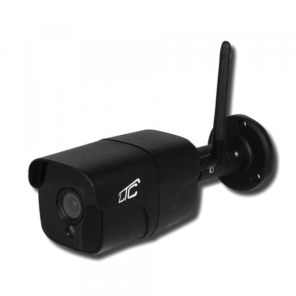 Überwachungskamera BULLET schwarz IP66 PTZ WiFi & LAN 4Mpix 85*LED 4*IR 3,6mm Objektiv (IR-Sperrfilter) DC12V Modell CZ