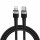 Ladekabel/Datenkabel kompatibel mit iPhone zu USB-C PD 30W Kabel Schwarz