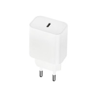 20W PD Quick Charge Schnell-Ladegerät 1x USB-C (Typ-C) weiß