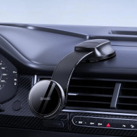 Armaturenbrett-Autohalterung mit magnetischem kabellosem Ladegerät 15W - Kompatibel mit MagSafe