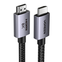 HDMI-Kabel - HD171-Kabel mit zertifizierten HDMI 2.1 8K-Anschlüssen - Grau