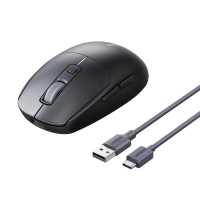 Bluetooth-Maus - Computermaus / 2,4 GHz USB-Empfänger – Schwarz MU103 Bluetooth 5.0