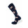 Socken für Herren Baumwollmischung in Navyblau mit Fußballmuster Herrensocken