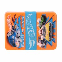 Hot Wheels Lunchbox Pausenbox Vesperdose Robuste Brotbox 18x13x5 cm