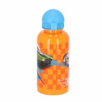 Hot Wheels Wasserflasche Trinkflasche 400 ml Aluminium Flasche für Kinder