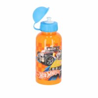 Hot Wheels Wasserflasche Trinkflasche 400 ml Aluminium Flasche für Kinder