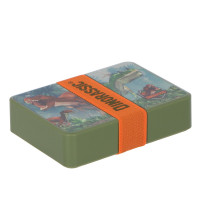 Dinorassic Brotbox Lunchbox Vielseitige Pausenbox, 18x13x5 cm