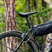 Faltbares Fahrradschloss – schwarz aus Aluminium bis zu 70 cm Klappbar