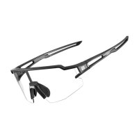 Photochrome UV400-Fahrradbrille – Schwarz...