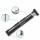 Standfahrradpumpe – Schwarz mit 120 psi / 8 Bar - mit 2 Spitzen