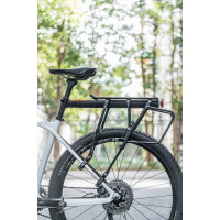 Fahrradträger mit Ablage – Schwarz - mit 25 kg Belastung