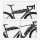 Wasserdichte Fahrradtasche für Rahmen – Grau AS-052 - für Fahrradschloss Pumpe