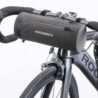 Lenkradtasche Fahrradtasche mit 2 l Fassungsvermögen - wasserdichte Lenkertasche – schwarz