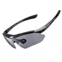 Polarisierte Fahrradbrille – schwarz -...