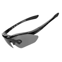 Photochrome UV400-Fahrradbrille – Schwarz - Qualitative Fahrradbrille mit UV-Schutz