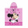 Minnie Maus Kinder Badeponcho aus Microfaser mit Kapuze Hoody Towel 100x50 cm