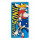 Sonic Strandtuch Blaues Baumwollhandtuch für Kinder, 70cm x 140cm