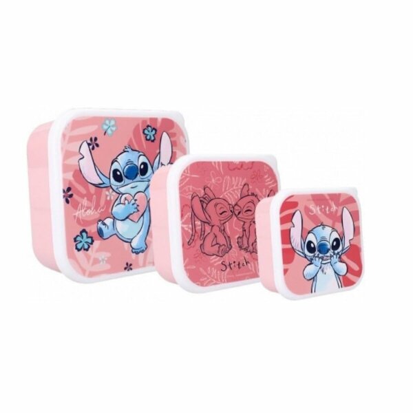 Lilo & Stitch Lunchset 3-in-1 Snackbox Lunchpaket Butterbrotbox