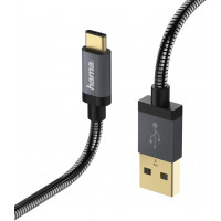 Hama Kabel/Lade-Daten "Metall, USB type-c, 1,5 m, anthrazit
