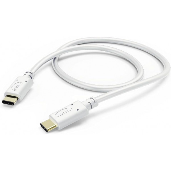Hama | Lade-/Datenkabel, USB Typ-C - USB Type-C, 1,0 m | Weiß