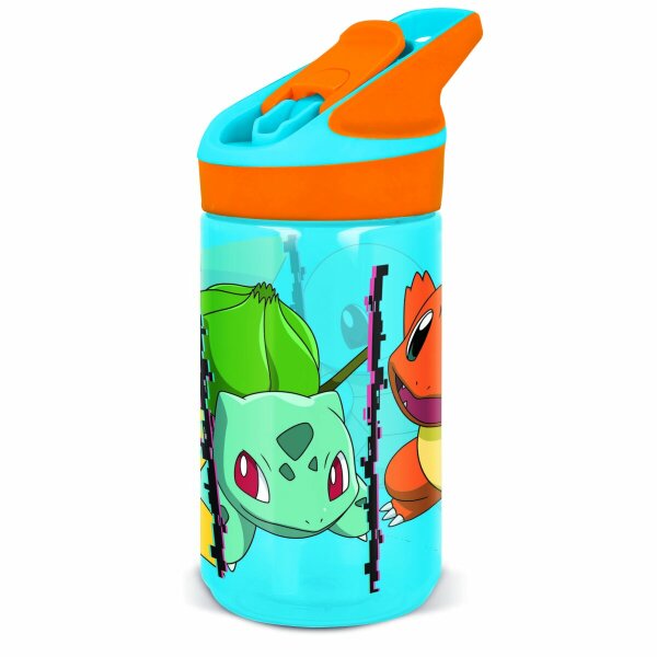 Pokémon Flasche Wasserflasche Kinder Trinkflasche für unterwegs 480 ml