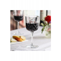 4x Rotweinglas Gin Cocktail Glas „Timeless“ im Kristall-Design