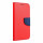 Buch Tasche "Fancy" kompatibel mit Motorola Moto G24 / G04 Handy Hülle Brieftasche mit Standfunktion, Kartenfach Rot-Blau