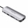 USB-C Dockingstation auf HDMI - USB-C, 2x USB3.0, RJ45, SD, TF, TRRS 3,5mm - PD 0,15m (grau)