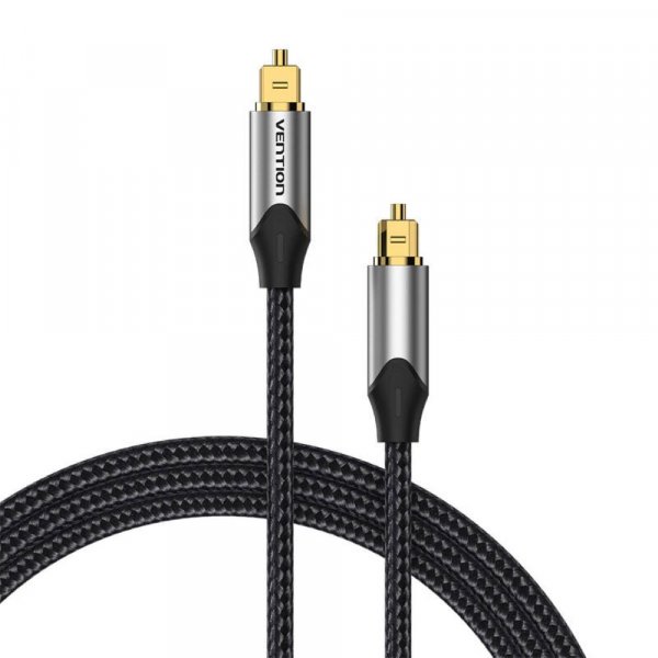 Audio-Kabel mit PVC + Baumwollgeflecht - 5 m Kabel mit vergoldeten S/PDIF-Steckern