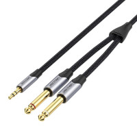 Kabel Audio - Miniklinke 3,5mm auf 2x 6,5mm - Audiokabel...